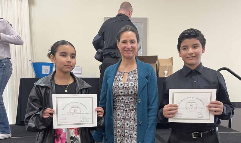 IPA Award Winners with Mrs. Sem